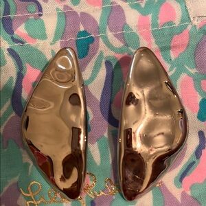 Kendra Scott Silver post Earrings